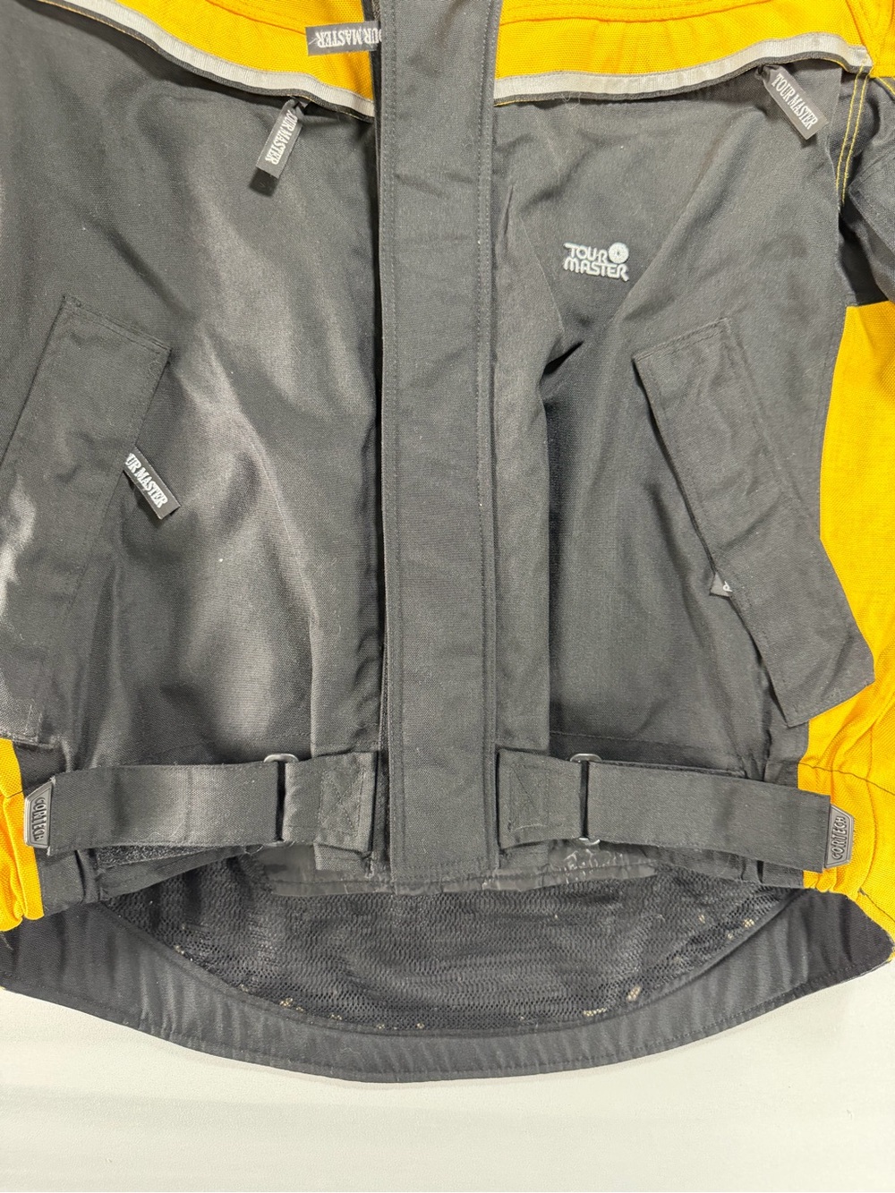 Cortech Tour Master Advanced Sport Jacket L Black Yellow Liner Moto - Picture 5 of 12